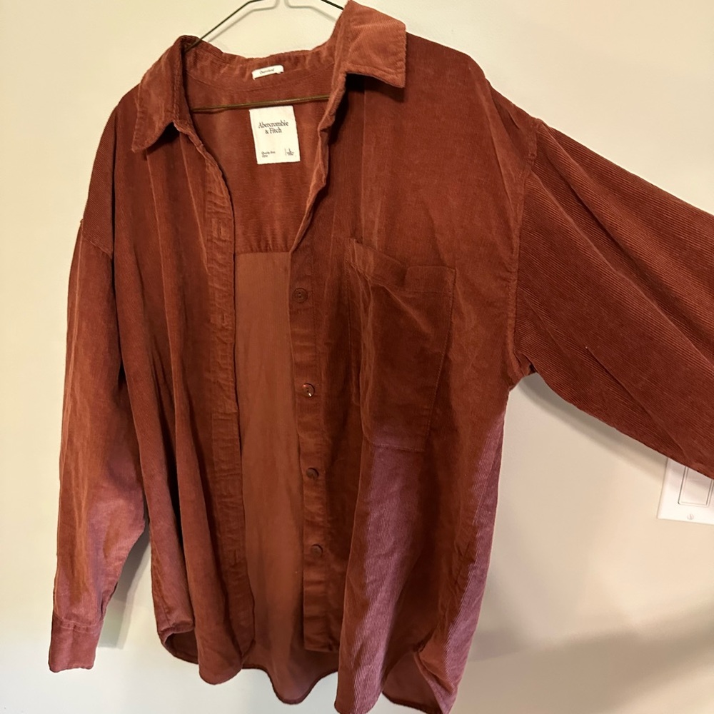 Oversized Abercrombie button up size large